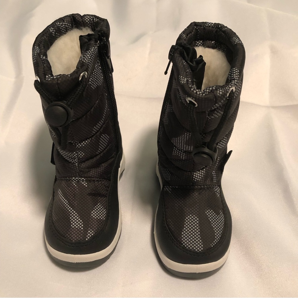 Apakowa New Kids Boys Cold Weather Snow Boots